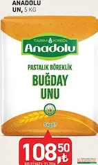 TARIM KREDİ ANADOLU UN 5 KG fiyat ve kampanya bilgisi